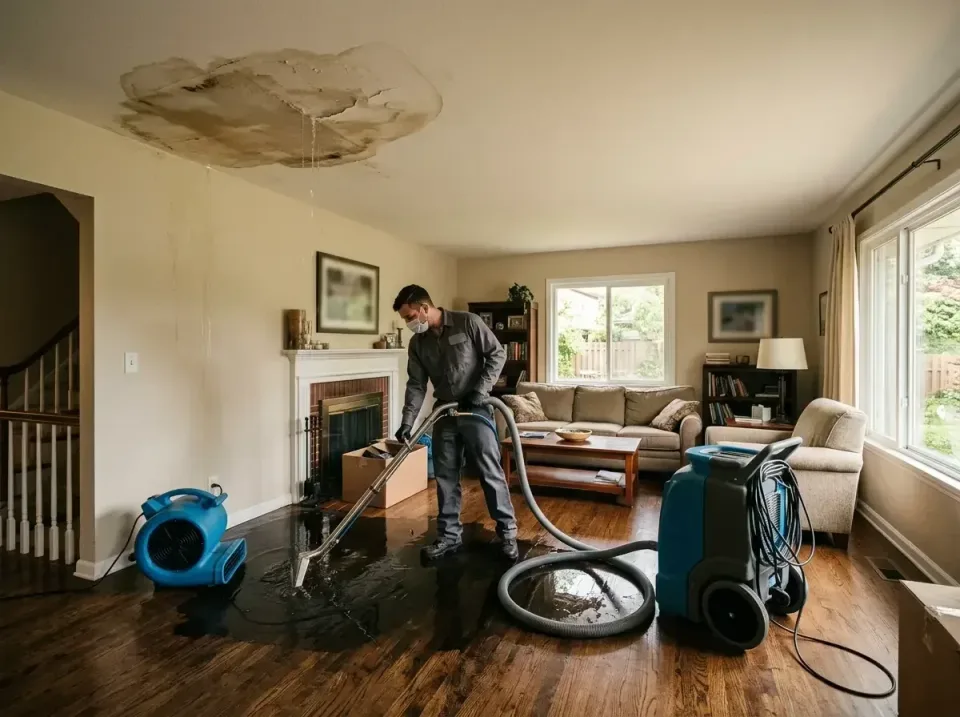 attic-pipe-burst-ceiling-drip-008 — frequently asked questions, Water Damage Restoration & Carpet Care in New London, IA